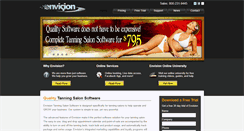 Desktop Screenshot of envisiontanning.com
